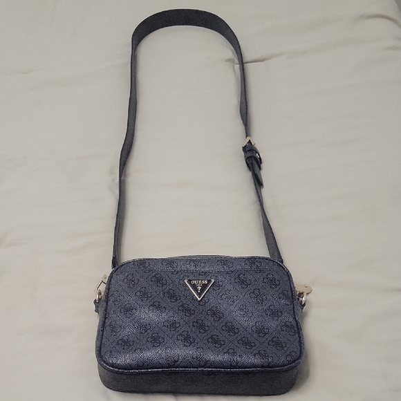 Guess Navy Crossbody Bag - Picture 1 of 8